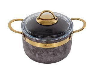 Кастрюля Brioni Brioni Royal Stone Sandstone gold антипригарная 18 см, 2,5 л 764-038 фото