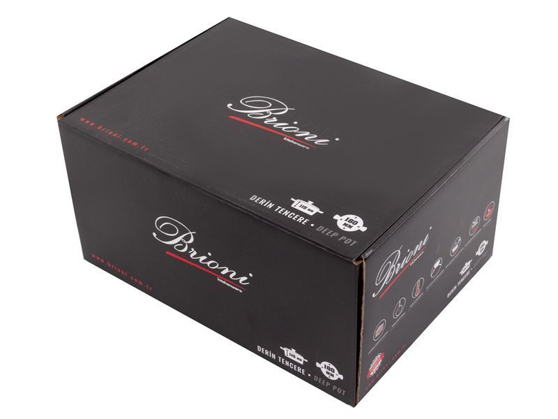 Каструля Brioni Royal Stone Ti̇gereye Gold антипригарна 18 см, 2,5 л 764-045 фото
