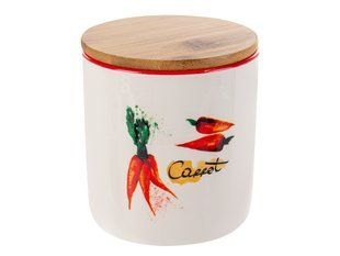 Банка для сыпучих продуктов 1- шт "Hot vegetables" 450мл 10x11см (без коробки) 940-291-1 фото