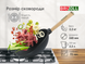 Сковорода чавунна з дерев`яною ручкою та скляною кришкою WOK 2,2 л W24H-6 фото 8