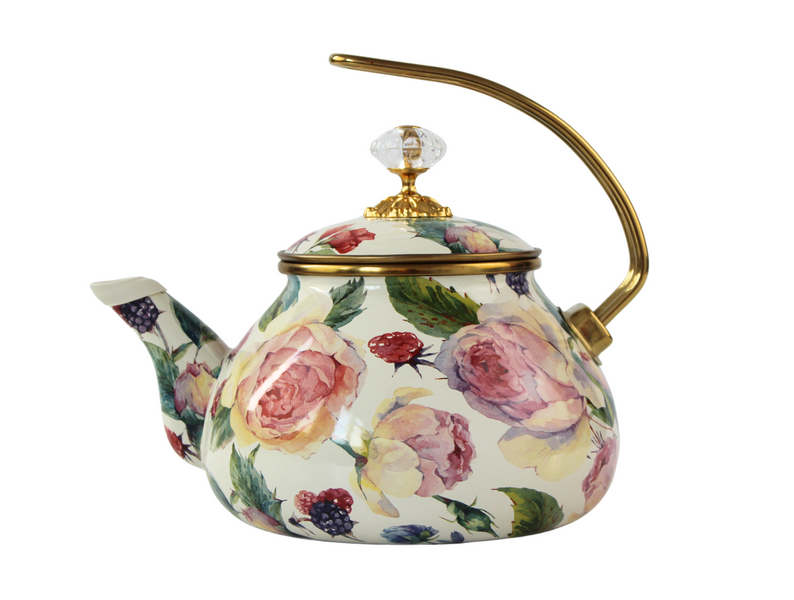 Чайник эмалированый "PEONY" Elmani с крышкой, 2,2 л 763-046 фото