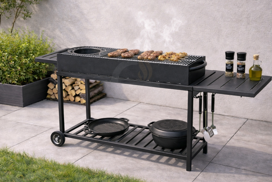 Мангал 100 см професійний для BBQ GC-07 фото