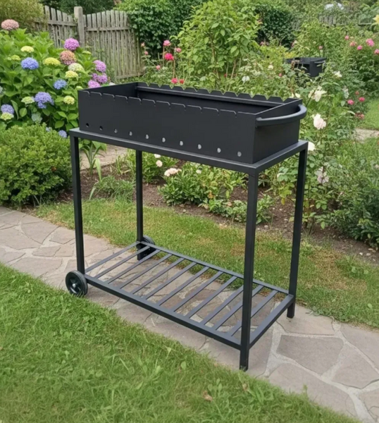 Мангал гриль Лофт 4 мм &mdash; сучасний дизайн для стильного BBQ GC-08 фото
