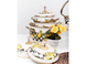 Каструля емальована "SICILY" Elmani з кришкою, 1,5л, 14см 763-033 фото 9