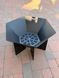 Чаша для костра уличная металлическая шестигранная из стали 4 мм, 87 см FirePit фото 3