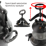 Афганський казан-скороварка 50 л чорний Rashko Baba Афганський казан-скороварка 50 л чорний Rashko Baba
