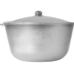 Казан алюмінієвий з дужкою та кришкою 15 л Казан алюмінієвий з дужкою та кришкою 15 л