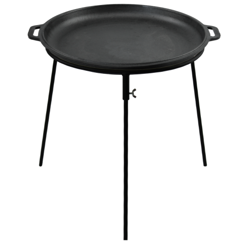 Кришка-сковорода чавунна Ø 360 мм з підставкою