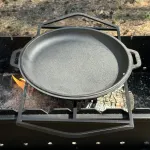 Казан туристичний КТ-10КС чавунний з кришкою-сковородою 10л