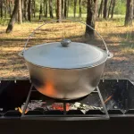 Казан КТА-10 алюмінієвий з дужкою та кришкою 10л