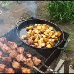 Жаровня чавунна 34*4см