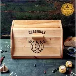 Хлібниця-дошка для нарізки хліба Паляниця 37*24*19см