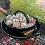 Прес-гриль 20см/3,3 кг чавунний круглий Прес-гриль 20см/3,3 кг чавунний круглий