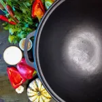 Казан 18 л з кришкою-сковородою гриль