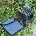 Піч-трісочниця 13.5х13.5х15см 2мм мала з чохлом