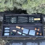 Подарунковий набір Майстер BBQ чорний Подарунковий набір Майстер BBQ чорний