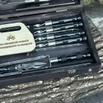 Подарунковий набір Отаман кейс-столик чорний