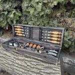 Подарунковий набір Осавул темна текстура