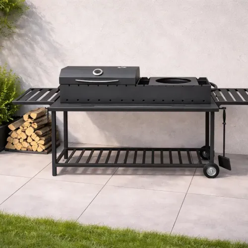 Мангал гриль Комбі 100 см 2-в-1