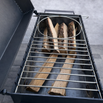 Мангал гриль 12 шампурів 4 мм з кришкою — універсальний BBQ для дому та дачі